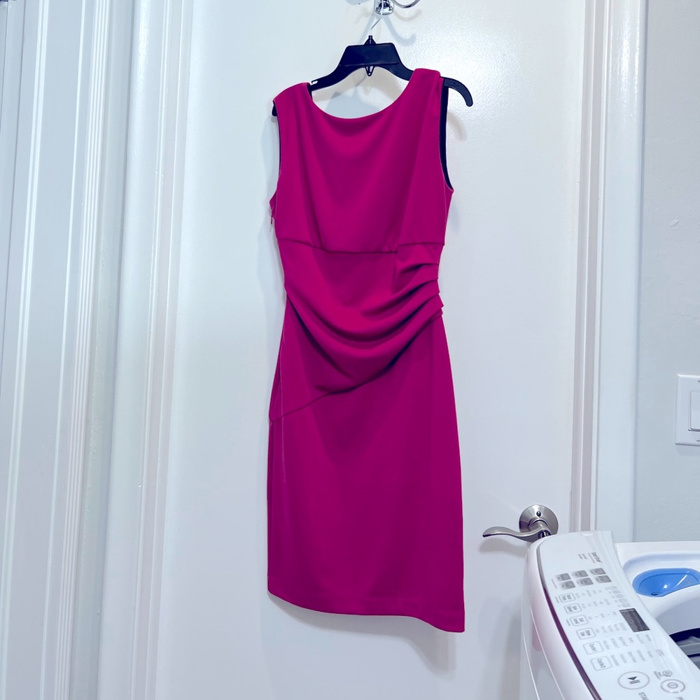 Ladies beautiful magenta dress